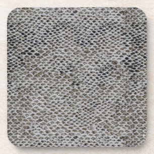 Schwarze und braune Schlangenhaut Untersetzer