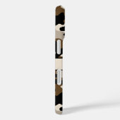 Schwarze und braune Tarnung Personalisiert Case-Mate iPhone Hülle (Rückseite / Rechts)