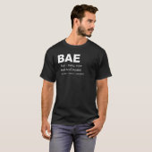 Schwarze und gebildete BAE T-Shirt (Vorne ganz)