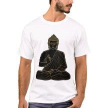 Schwarze und gelbe Gautama-Buddha-Illustration, Go