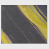 Schwarze und gelbe Oberfläche Geschenkpapier (Flach)