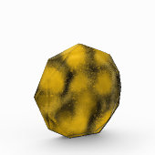 Schwarze und gelbe Paintballs Fotoblock (Links)
