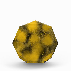 Schwarze und gelbe Paintballs Fotoblock