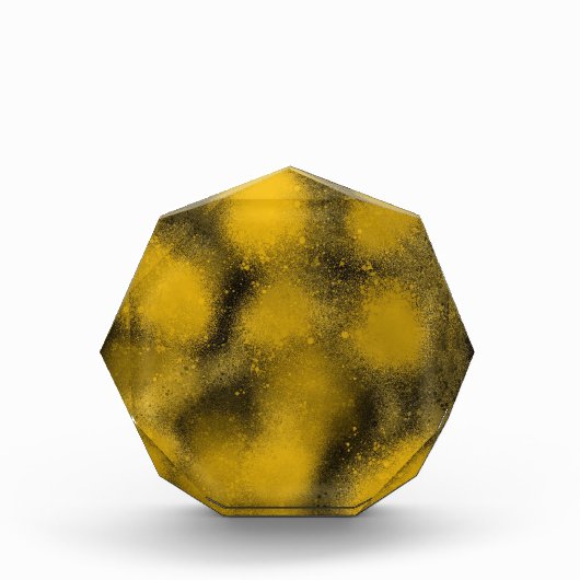 Schwarze und gelbe Paintballs Fotoblock (Vorderseite)