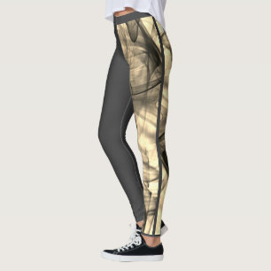 Schwarze und geräucherte Schatten Moderne, einziga Leggings