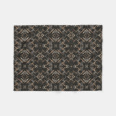 Schwarze und goldene abstrakte Decke (Vorderseite (Horizontal))