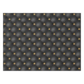Schwarze und goldene Diamanten Tischdecke (Vorderseite (Horizontal))