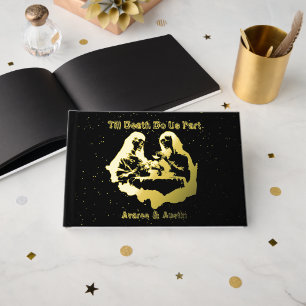 Schwarze und goldene Fohlen bis Tod tun uns Teil Gästebuch