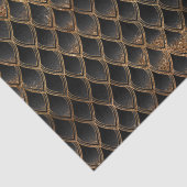 Schwarze und goldene Glitzer-Drachenskala Seidenpapier (Detail)