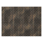 Schwarze und goldene Glitzer-Drachenskala Tischdecke (Vorderseite (Horizontal))