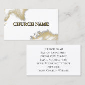 SCHWARZE und goldene Glitzern Visitenkarte (Vorne/Hinten)