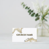 SCHWARZE und goldene Glitzern Visitenkarte (Stehend Vorderseite)