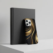 Schwarze und goldene Handyhülle iPhone Hülle