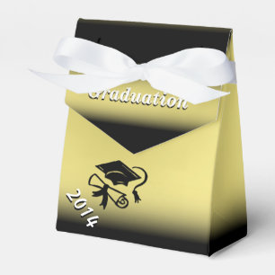 Schwarze und goldene personalisierte Geschenkbox z Geschenkschachtel
