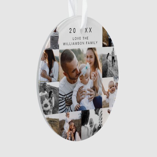 Schwarze und goldene Pine mit mehreren Gittern Ornament (Vorderseite)