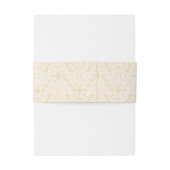 Schwarze und goldene Spitzen Elegante Script-Hochz Einladungsbanderole (Rückseitenbeispiel)