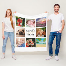 Schwarze und goldene Weltbeste Mama 8-Foto-Collage