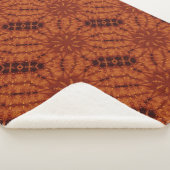 Schwarze und goldene Wildblumen 24 Sherpadecke (3/4)