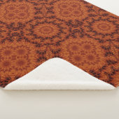 Schwarze und goldene Wildblumen 25 Sherpadecke (3/4)