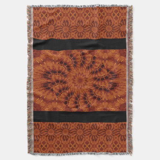 Schwarze und goldene Wildblumen 4 Decke (Vorderseite Vertikal)