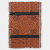 Schwarze und goldene Wildblumen 9 Decke (Vorderseite Vertikal)