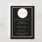 SCHWARZE UND GOLDFLACHKARTENEINLAGE— W/ODER W/O-EN (Vorderseite)