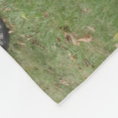 Schwarze und Grau kundengebundene Jeep-Decke Fleecedecke (Ecke)