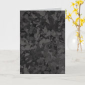 Schwarze und graue abstrakte Grafikdesign-Kunst Karte (Gelbe Blume)