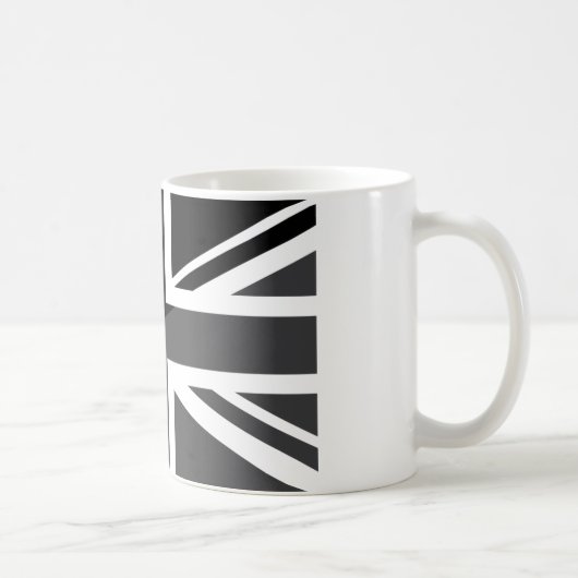 Schwarze und graue Flagge Kaffeetasse (Rechts)