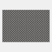 Schwarze und graue Hirschköpfe und Geweihe Geschenkpapier Set (Vorderseite 2)