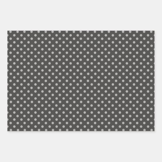 Schwarze und graue Hirschköpfe und Geweihe Geschenkpapier Set (Vorderseite 2)