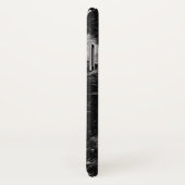 Schwarze und graue Imitate Marmorstruktur Case-Mate iPhone Hülle (Hinten/Rechts)