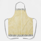 Schwarze und graue moderne Polka-Punkte Schürze (Vorderseite)