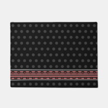 Schwarze und graue Polka-Punkte