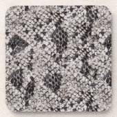 Schwarze und graue Schlange Skin.jpg Untersetzer (Vorderseite)