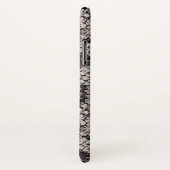 Schwarze und graue Schlangenhaut Case-Mate iPhone Hülle (Hinten/Rechts)