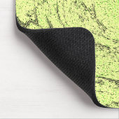 SCHWARZE UND GRÜNE KREUZEN MIT MARKE MOUSEPAD (Ecke)
