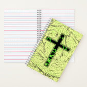SCHWARZE UND GRÜNE KREUZEN MIT MARKE NOTIZBLOCK (Innen)