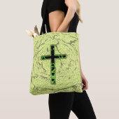 SCHWARZE UND GRÜNE KREUZEN MIT MARKE TASCHE (Von Nahem)