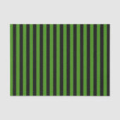 Schwarze und grüne Streifen Seidenpapier (Vorderseite)
