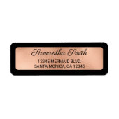 Schwarze und Imitate Rose Goldene Forelle (Vorne)