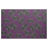 Schwarze und Lila dunkle gotische Rose Floral Stoff (Yard (91,4 cm))