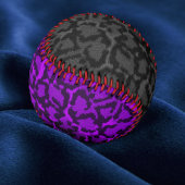 Schwarze und Lila Katze Baseball