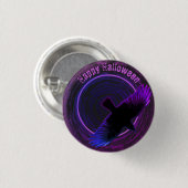Schwarze und Lila Keile Button (Vorne & Hinten)