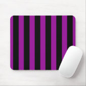 Schwarze und Lila Streifen Mousepad (Mit Mouse)