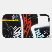 Schwarze und mehrfarbige Graffiti-Kunst Case-Mate iPhone Hülle (Rückseite (Horizontal))