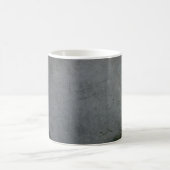 SCHWARZE UND ORANGE STRIPTE FLAG KAFFEETASSE (Mittel)