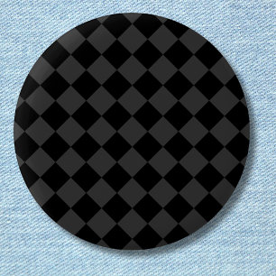 Schwarze und rauchige schwarze Diamanten – Elegant Button