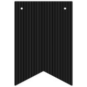 Schwarze und rauchige schwarze schmale vertikale S Wimpelkette (Zweite Fahne)