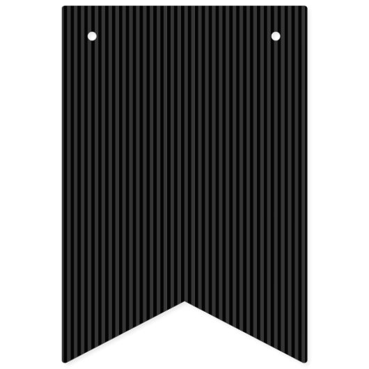 Schwarze und rauchige schwarze schmale vertikale S Wimpelkette (Erste Fahne)